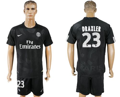 Paris Saint-Germain #23 Draxler Sec Away Soccer Club Jersey - Click Image to Close